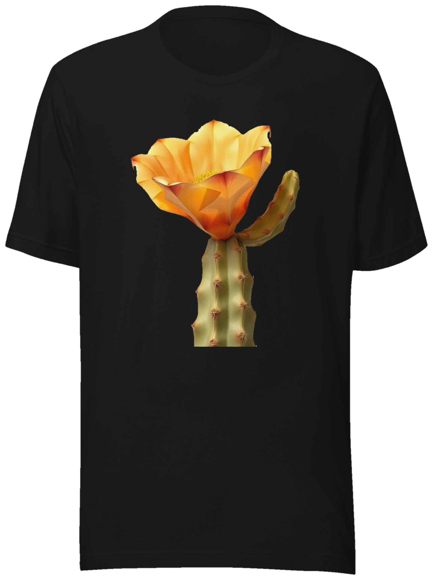 Geometric Bloom — Desert cactus blooms × Paul Cézanne on a tee